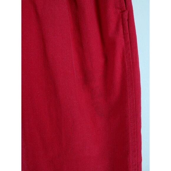Vintage 1980S Bugle Boy Size 31 High Waist Pants Tapered Leg Red - Picture 5 of 9